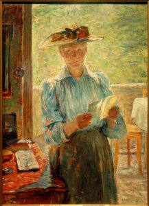 Ritratto della pianista svedese Hanna Lucia Bauck da Bertha Wegmann