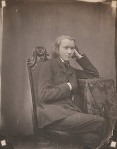 Johannes Brahms, Lipsia, 1853 (foto) da Bertha Wehnert Beckmann