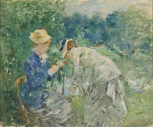 Nel Bois de Boulogne da Berthe Morisot