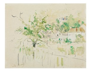 Bougival, 1884 da Berthe Morisot