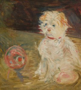 Cane con pallone da Berthe Morisot