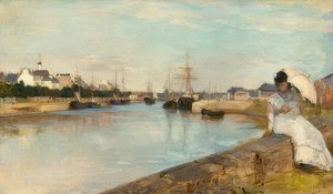Il porto di Lorient da Berthe Morisot