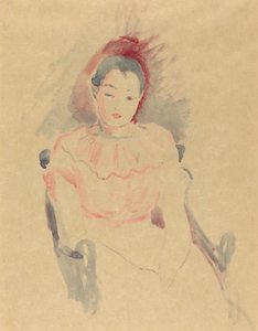 Ragazza Seduta, 1894 da Berthe Morisot