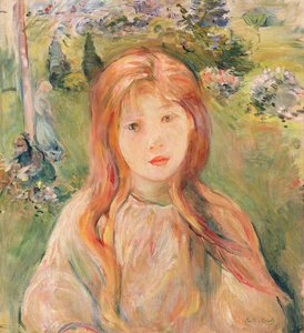 Ragazza a Mesnil da Berthe Morisot