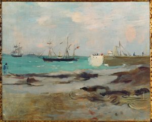 Ingresso del porto a Boulogne da Berthe Morisot