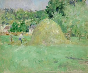 Covoni di fieno a Bougival da Berthe Morisot