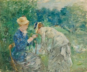Nel Bois de Boulogne, c.1875-9 da Berthe Morisot