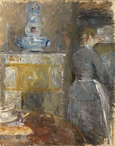 Nella sala da pranzo, 1880 da Berthe Morisot