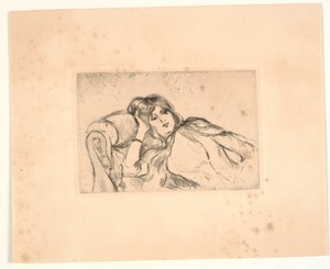 Donna sdraiata su un divano (Jeanne-Marie)
