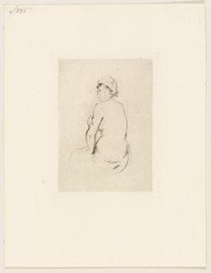 Nudo visto da dietro da Berthe Morisot