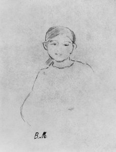 Ritratto di una giovane ragazza, 1887 da Berthe Morisot