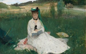 Lettura, 1873 da Berthe Morisot