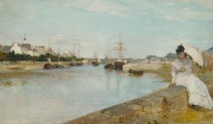 Il porto di Lorient, 1869 da Berthe Morisot