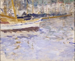 Il porto di Nizza, inverno 1881-82 da Berthe Morisot