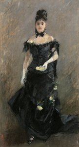 Donna in Nero o Prima del Teatro da Berthe Morisot