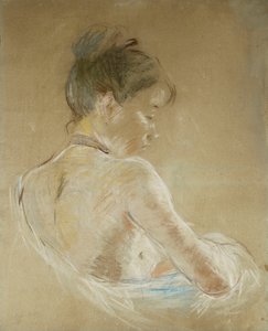 Giovane ragazza con spalle nude