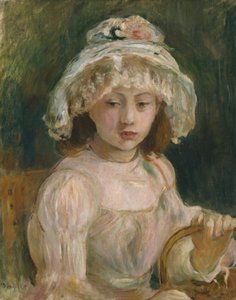Giovane Ragazza con Cappello da Berthe Morisot