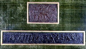 Il trionfo di Bacco e la deposizione di Cristo da Bertoldo di Giovanni