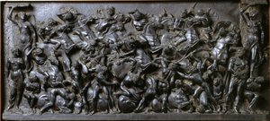 Battaglia tra Romani e Barbari (bronzo) da Bertoldo di Giovanni