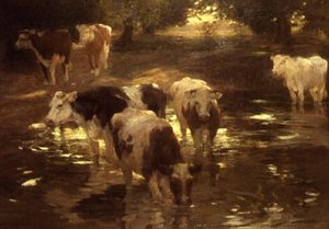 Il punto di abbeveraggio da Bertram Priestman