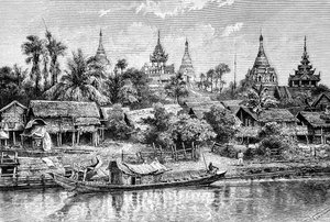 Yenan Gyong, Myanmar, 1895 da Auguste Bertrand