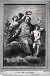 Apoteosi di Handel, 1787 da Biagio Rebecca