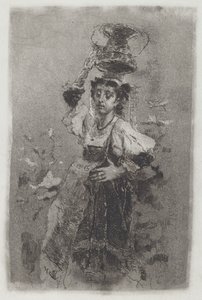 Contadina della Campagna [Ciociara], 1870s da Bianchi Mose