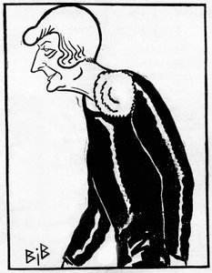 Caricatura di Charlotte Lyses da Bib