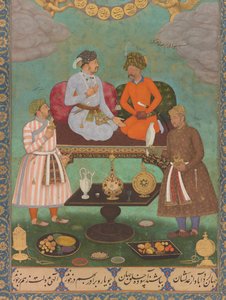 Jahangir intrattiene Shah Abbas dall