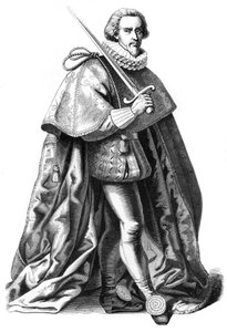 Grande costume di un comandante supremo degli eserciti francesi, XVI secolo