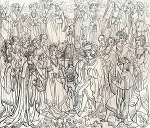 Matrimonio del re Luigi XII di Francia e Maria Tudor, XVI secolo, 1849
