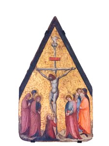La crocifissione (tempera e oro su tavola) da Bitino da Faenza