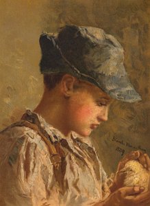 Ragazzo con un uccello