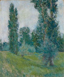 Francese: Paesaggio di pioppi a Giverny