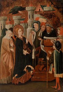 Santa Caterina da Siena davanti a Papa Gregorio XI da Blasco de Granen