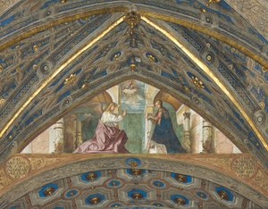 Abside, Superarco, Annunciazione 1506-07 da Boccaccio Boccaccino