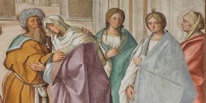 Navata Centrale, Prima Campata Nord, Incontro di Sant