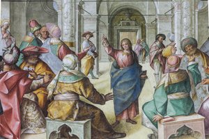 Gesù tra gli scribi da Boccaccio Boccaccino
