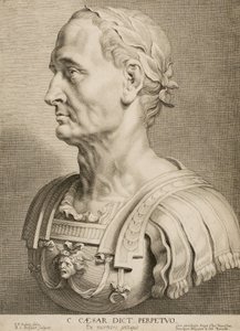 Giulio Cesare, dittatore perpetuo, da Dodici famosi uomini greci e romani, c.1633 da Boetius Adams Bolswert