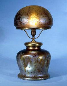 Raro lampada da tavolo Loetz