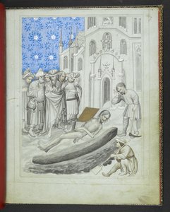 Add 24189, f.7r, La scoperta della tomba di Ermete Trismegisto, da 