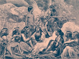 Accampamento degli Indiani Navajo