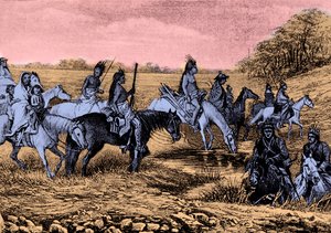 Indiani Navajo sul sentiero da Bohuslav Kroupa