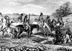 Indiani Navajo sul sentiero