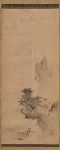 Paesaggio a inchiostro spruzzato, inizio XVI secolo da Bokusho Shusho