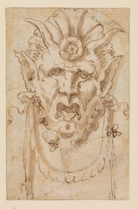 Maschera grottesca, XVII secolo