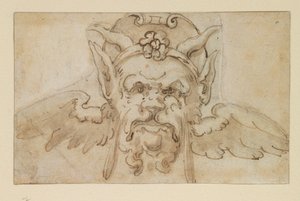 Maschera grottesca, XVII secolo