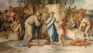 Eliseo e Rebecca alla Fonte da Bonaventura Genelli