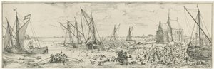Attacco fallito al forte Kallo, 1638 da Bonaventura Peeters (I)