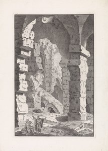 Pastore che suona tra le rovine (Reliquiae antiquae urbis Romae)